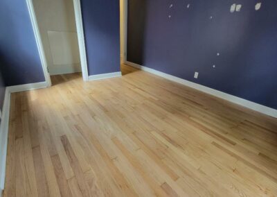 Red Oak Waterbased Sealer on Hardwood Floor